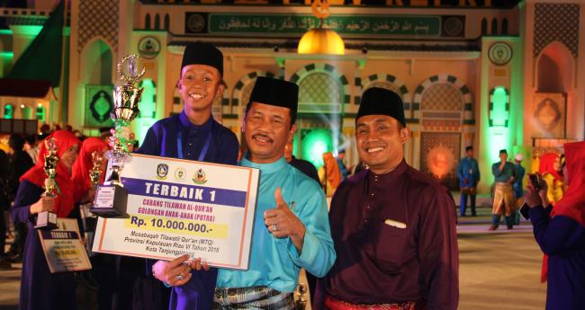 Batam Rebut Juara Umum MTQ Provinsi Kepri dari Karimun